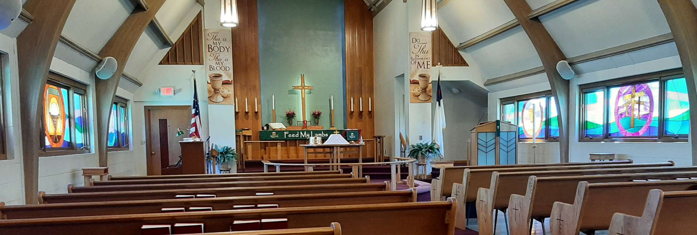 The interior of the Lutheran Church